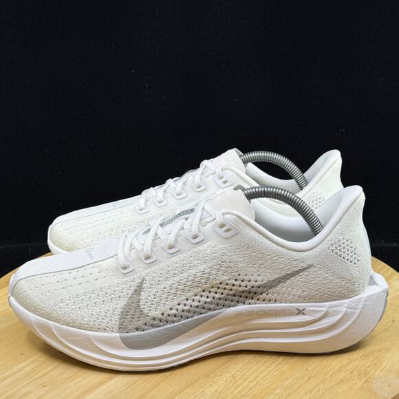 Mens Size 8.5 Nike Pegasus Plus White Wolf Grey Running Shoes FQ7262 102 NEW - Picture 2 of 10